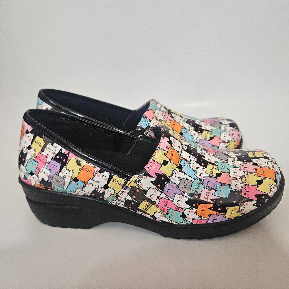 Easy Works by Easy Street Clogs Women Slip on Cats  Size 9.5